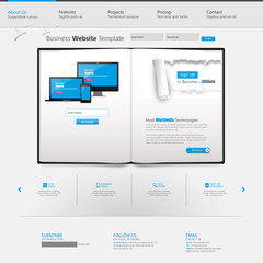 Clean Business Professional Website Template 