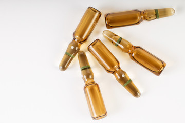 Vials of medicine