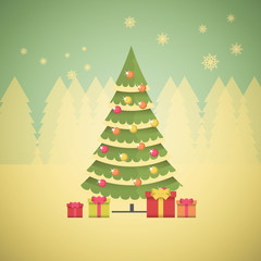 Christmas Vector Background 
