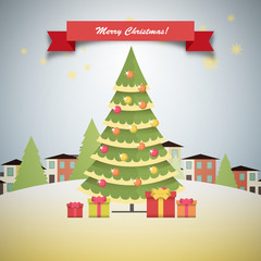 Christmas Vector Background 