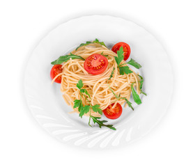 Spaghetti with tomato 