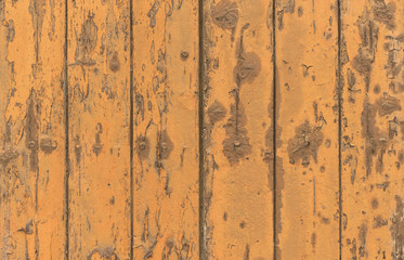 Shabby wood background color orange