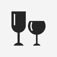 Glass cup icon