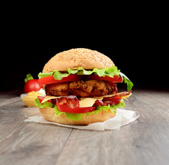 Homemade tasty sandwich