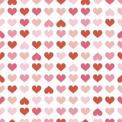 seamless background red hearts