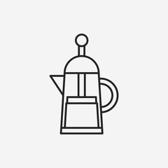 coffee maker line icon