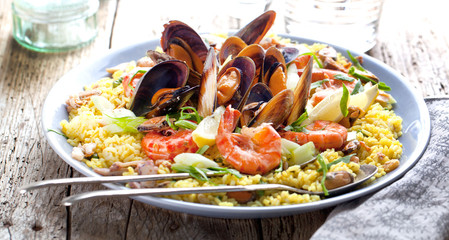 Spanische Paella 