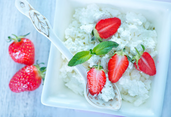 cottage with strawberry