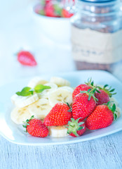 strawberry with banana