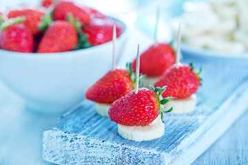 strawberry with banana