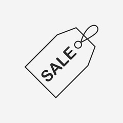 sale discount line icon