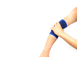 Arm with a elbow support isolated
