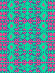 Aztec tribal mexican seamless pattern