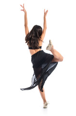 Obraz premium Young fitness female dancing