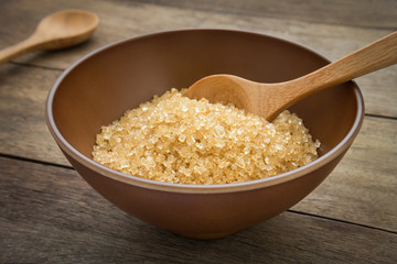 Brown sugar in bowl