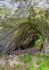 Neandertalczycy w Polsce, Jaskinia Ciemna, Ojców