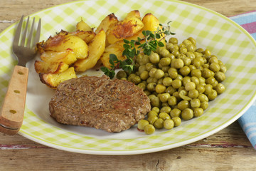 steak haché et légumes 20052015