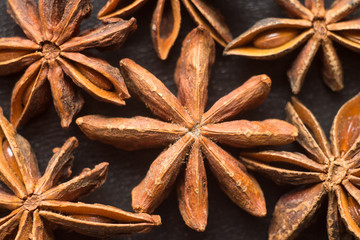 Close up image of star anise