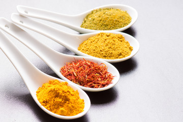 Set of traditional condiments