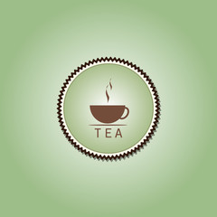 tea cup time concept design background