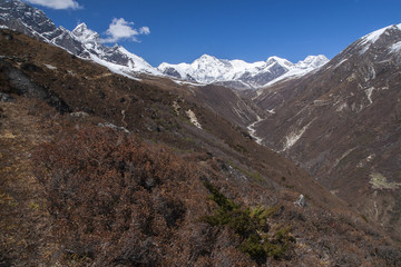 way between the Gokyo and Machhermo