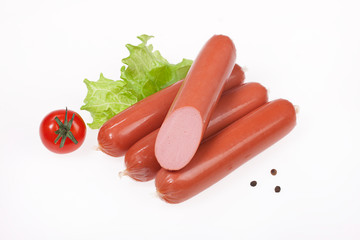 Sausage With Greenery