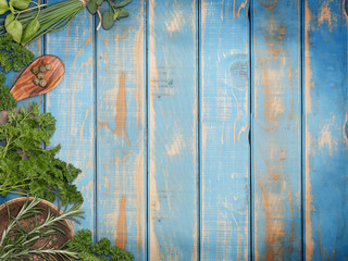 Fresh aromatic herbs