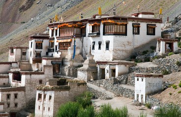 Lingshed gompa - buddhist monastery in Zanskar valley © Daniel Prudek