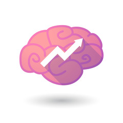 Brain icon with a graph