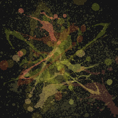 watercolor background black