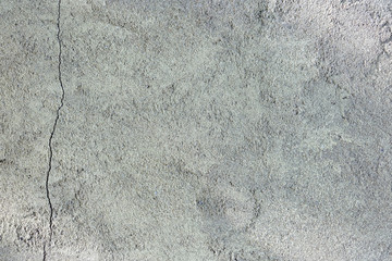 a crack in the plaster