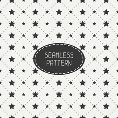 Geometric seamless stars pattern. Wrapping paper. Paper for