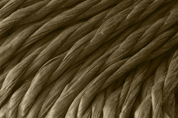 background texture of woven rope