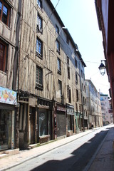 Vieux quartiers à Limoges .(Haute-Vienne)