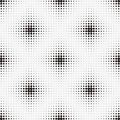 Seamless pattern. Vector halftone dots