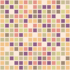Seamless pattern with colored squares. Vector illustration.