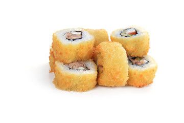 Delicious sushi rolls