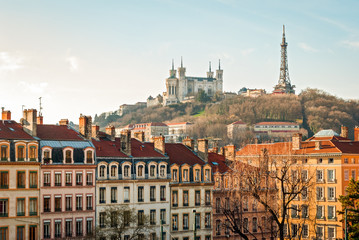 Lyon, France - obrazy, fototapety, plakaty