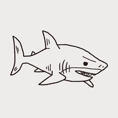 Shark doodle