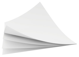 white sheets of paper