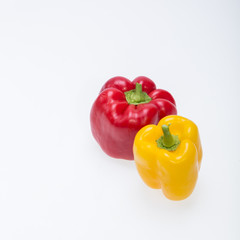 sweet pepper isolated on white background