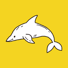 Dolphin doodle