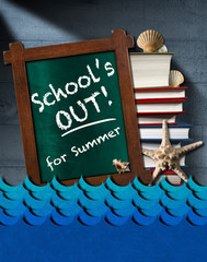 School is Out for Summer - Sea Waves