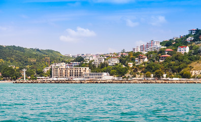 Naklejka premium Landscape of Kavarna, Bulgarian coastal town