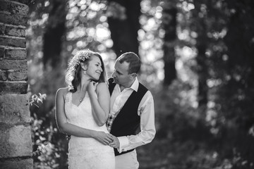 beautiful couple posing
