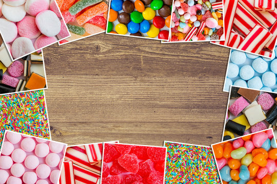 Frame Photos Of Candies