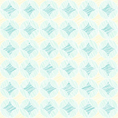 Grunge round pattern. Based on Traditional Japanese Embroidery.