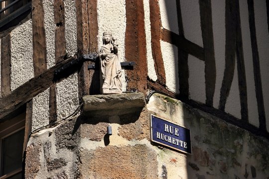 Vieux quartiers à Limoges .(Haute-Vienne)
