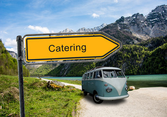 Strassenschild 45 - Catering