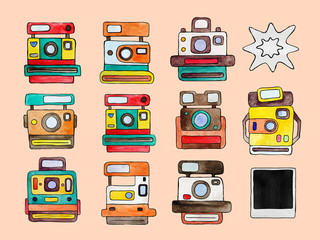 Watercolor Set Cameras